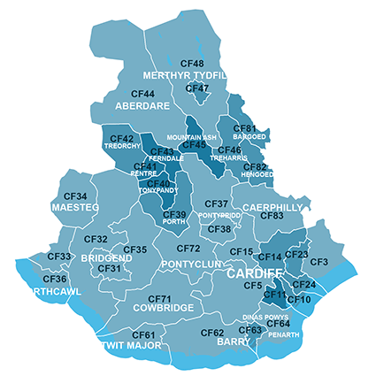 Cardiff Map (House Sale Data)